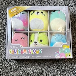 2021 Holiday Bright Squad squishmallows ornaments.